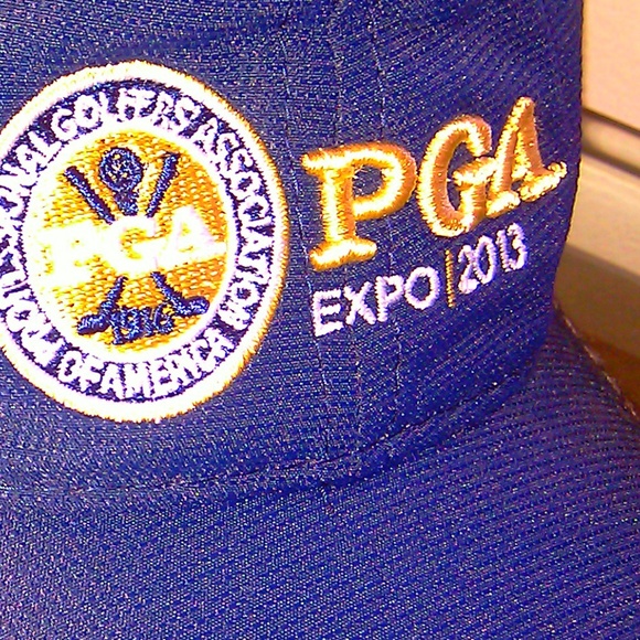NWT PGA Tour Golf Hat Baseball Cap Set Gift Vegas Souvenir New Matching Coozie - Picture 8 of 8